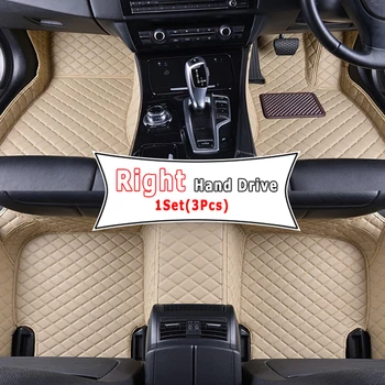 RH dywany dla Hyundai Elantra 2020 2019 2018 2017 2016 dywaniki samochodowe auto akcesoria do wnętrza części dywany z imitacji skóry