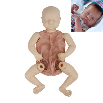 Reborn Baby Doll realistyczny realistyczny DIY pusty lalek zestaw noworodka Reborn Baby Doll 17 20 22 cale niemalowane niedokończone części lalki