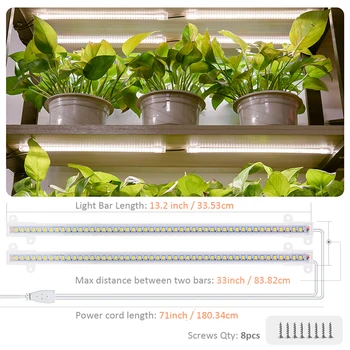 Rosnąca kontrolna funkcja timera USB Biała ciepła фитолампа dla roślin rośnie namiot nasiona kwiatów Hydroponika Led Grow Light pełny zakres