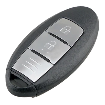Samochód Smart Remote Key 2 przyciski brelok samochodowy pasuje do NISSAN Qashqai X-Trail 433 Mhz