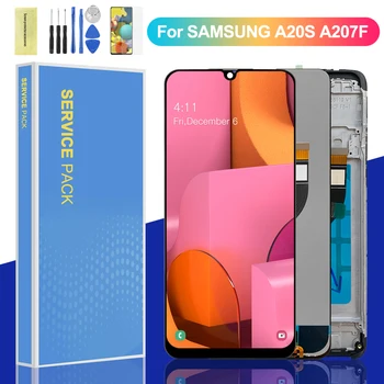 Samsung Samsung Galaxy A20s wyświetlacz LCD ekran digitizer w zbieraniu dla Samsung Galaxy A20s A207 A2070 SM-A207F oryginalny wyświetlacz do Samsung Galaxy A20s wyświetlacz LCD ekran digitizer w zbieraniu dla Samsung Galaxy A20s A207 A207f