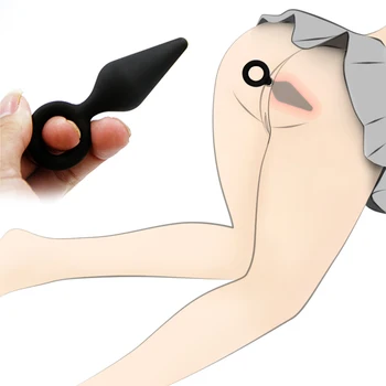 Silikonowy wibrator analny wibrator męski masażer prostaty kulki analne wtyczkę G Spot korek analny dorosła masturbacja anal sex zabawki dla kobiet