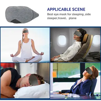 Sleep Mask Fast Sleeping Eye Mask Eyeshade Cover Stacji Patch Women Men Soft Portable Blindfold Travel Eye Mask
