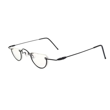 Smak retro mała okrągła ramka metal połowa kadru czytanie okulary do czytania przepisane im okulary unisex glasses1.0 2.0 3.0 4.0