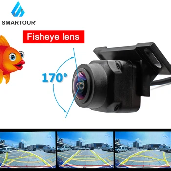 Smartour HD 1920*1080P Night Vision 170 Fisheye Lens Vehicle Reverse Backup dynamiczna kamera cofania uniwersalna kamera Трековая