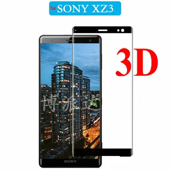 Sony Xperia XZ3 3D 9H pełne pokrycie szkło hartowane folia ochronna na ekran do Sony Xperia XZ3 Ultra Dual glass Film