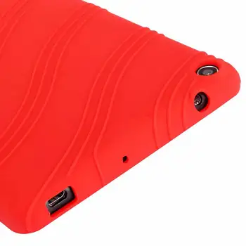 Spadek oporu upadku Miękki silikonowy pokrowiec do Huawei Mediapad T3 7 BG2-W09 7-calowy tablet