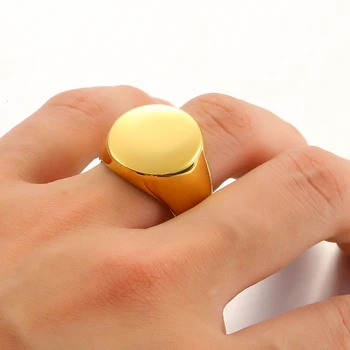 Spersonalizuj Indywidualne Okrągły Pierścień Dla Mężczyzn I Kobiet Błyszczący Pierścień Ze Stali Nierdzewnej Na Zamówienie Serce Wygrawerować Zdjęcie Tekst Pierścienie Punk Biżuteria