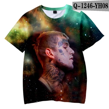 Sprzedaż Lil Peep koszulki Mężczyźni Kobiety Harajuku moda hip-hop lato dziecko t-shirt z krótkim rękawem Lil Peep t-shirt topy koszulki