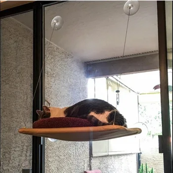 Słodkie zwierzątko wiszące podwójne łożysko 20 kg kot Słoneczny fotel okno mocowanie Pet Cat hamak kot Pet łóżko Pet Cat podłoże maty Ewa podwójna warstwa