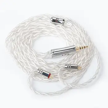 TRI Through 4 Core High purity 5 N Single Crystal Copper cable winding 2pin/MMCX/QDC/TFZ with 2.5/3.5/4.4 złącze KS2