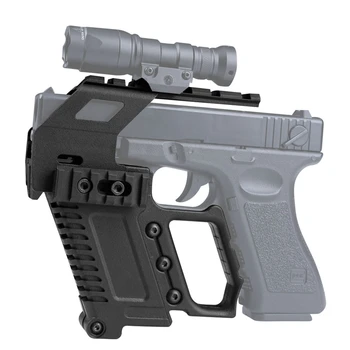 Taktyczna Broń Karabinek Zestaw Glock Rail Base Urządzenie Rozruchowe Do Glock 17 18 19 Airsoft Military Gun Scope Polowanie 2 Kolory