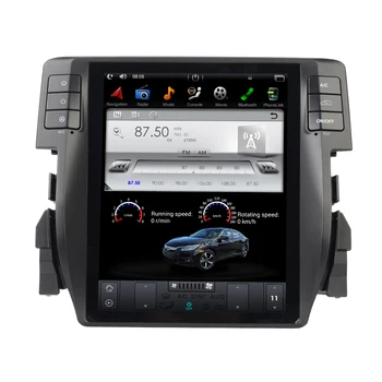 Tesla style Multimedia Car No DVD Player z GPS Navigation For Honda Civic 2016 2017 2018 head unit stereo multimedia radio nawigacji satelitarnej