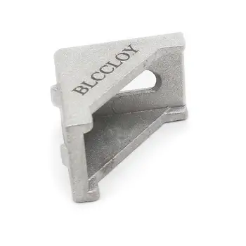 Uchwyt odlewy stopów aluminium BLCCLOY, 4/10/20 instaluje 2 otwory kątowy kąt L uchwyt do aluminiowej ramy szyny o profilu штранг-prasowania
