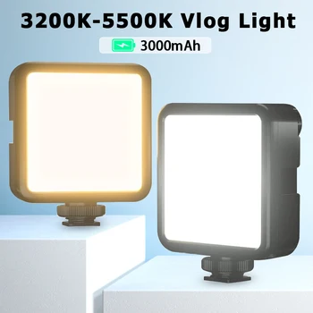 Ulanzi VL81 3200k-5600K 850LM 6.5 W Dimmable Mini LED Video Light Smartphone SLR Camera Rechargable Vlog Fill Light
