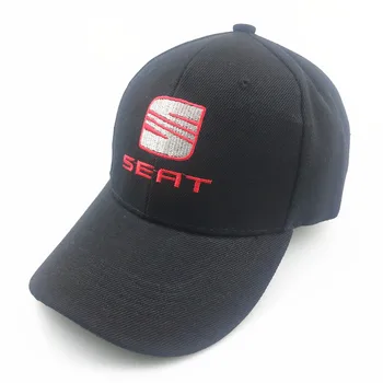 Unisex moda bawełna logo samochodu wydajność czapka z daszkiem czapka dla Seat Leon Ibiza Altea wyścigi motocyklowe akcesoria do stylizacji samochodów