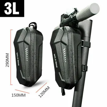 Uniwersalny skuter elektryczny 2L/3L Head Handle Bag EVA Hard Shell Bag dla Xiaomi M365 ES1 2 3 4 skuter elektryczny rower składany
