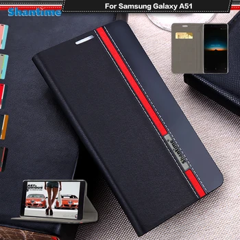 Urządzony w luksusowym Samsung Samsung Galaxy A51 flip etui dla Samsung Galaxy A51 etui do telefonu miękki TPU silicone tylna pokrywa
