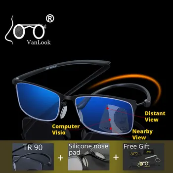 VANLOOK multifocal progresywne okulary do czytania komputer do czytania dla mężczyzn wzrok folie przeciwsłoneczne dla kobiet +1.0 1.5 2.0 2.5 3.0 3.5 4.0