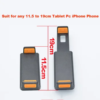 Vmonv przedłużony przewód płaski uchwyt samochodowy do IPAD Air Mini silny ssący tablet samochodowy podstawka do iPhone Samsung 4-10 cali tablet PC