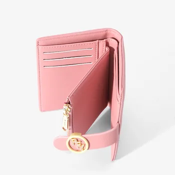 WEICHEN 2020 projektant kobiet portfel na zamek moneta przewodnik posiadacz karty kobiece krótkie portfele skóra wysokiej jakości Трифолд torebka Lady