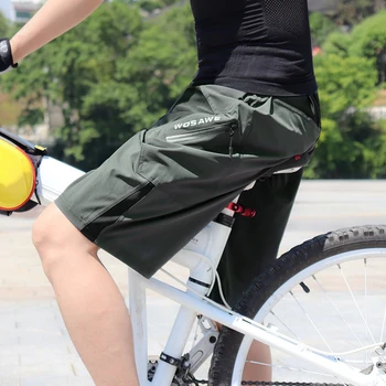 WOSAWE męskie krótkie spodenki rowerowe Ciclismo 3D antypoślizgowe miękki żel MTB Quick Dry wodoszczelność rowery górskie spodnie