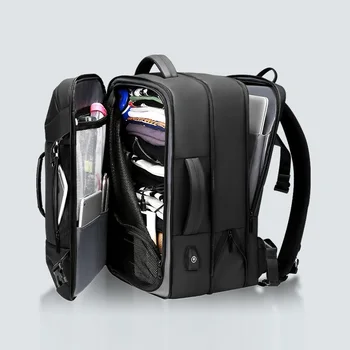 Wodoodporny plecak na laptopa dla mężczyzn 17 17,3 cala o dużej pojemności wielofunkcyjny turystyczny biznes człowiek plecak