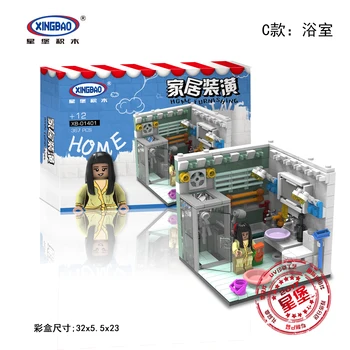 XINGBAO creator City Series Living House Action Figure Model Kit klocki cegły zabawki edukacyjne dla dzieci, prezenty DIY