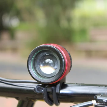 XML T6 LED 1500LM Zoom skalowalne rowerowa latarka przednia rowerowa światło DC 3 tryby głowy światło rowerowa lampa tylna lampa tylna zespolona