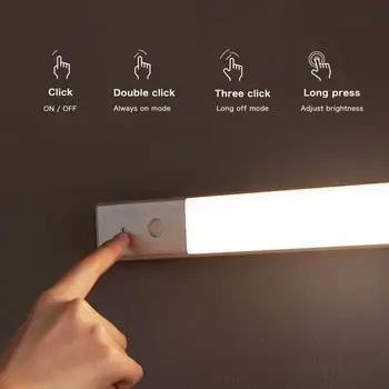 Xiaomi lekki nocne inteligentny oprawa led bezprzewodowy Magnetyczny z indukcją ruchu, czujnik światła, akumulator do domu