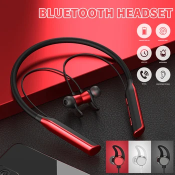 YD08 podwieszane sportowe magnetyczne Bluetooth 5.0 zestaw słuchawkowy słuchawki stereo sportowe słuchawki magnetyczne bezprzewodowe słuchawki wodoodporny