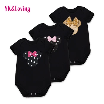 YK&Loving Baby Girl Pajacyki for 0-24M Nowonarodzony Bib Baby Girl miękki i wygodny projekt odzież Dziecięca wysokiej jakości dziecięcy kombinezon