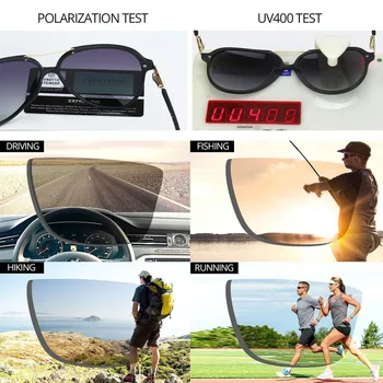 ZENOTTIC TR90 pilot okulary polaryzacyjne Kobiety mężczyźni smak retro UV400 okulary ochronne jazdy okulary odcienie punkty