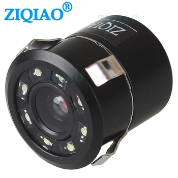 ZIQIAO Car Reversing kamera cofania 8 LED Night Vision Parking Backup Camera HS017